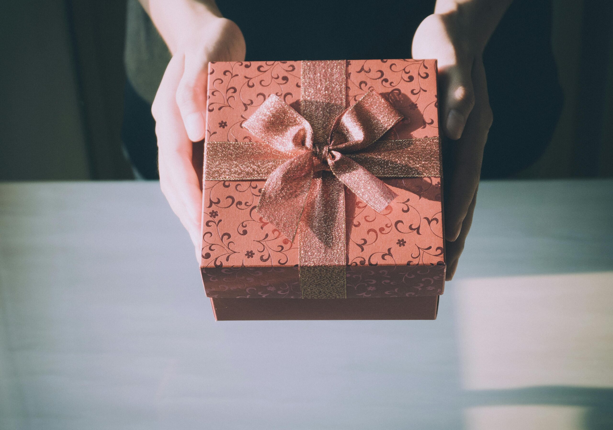 Braune Geschenkbox